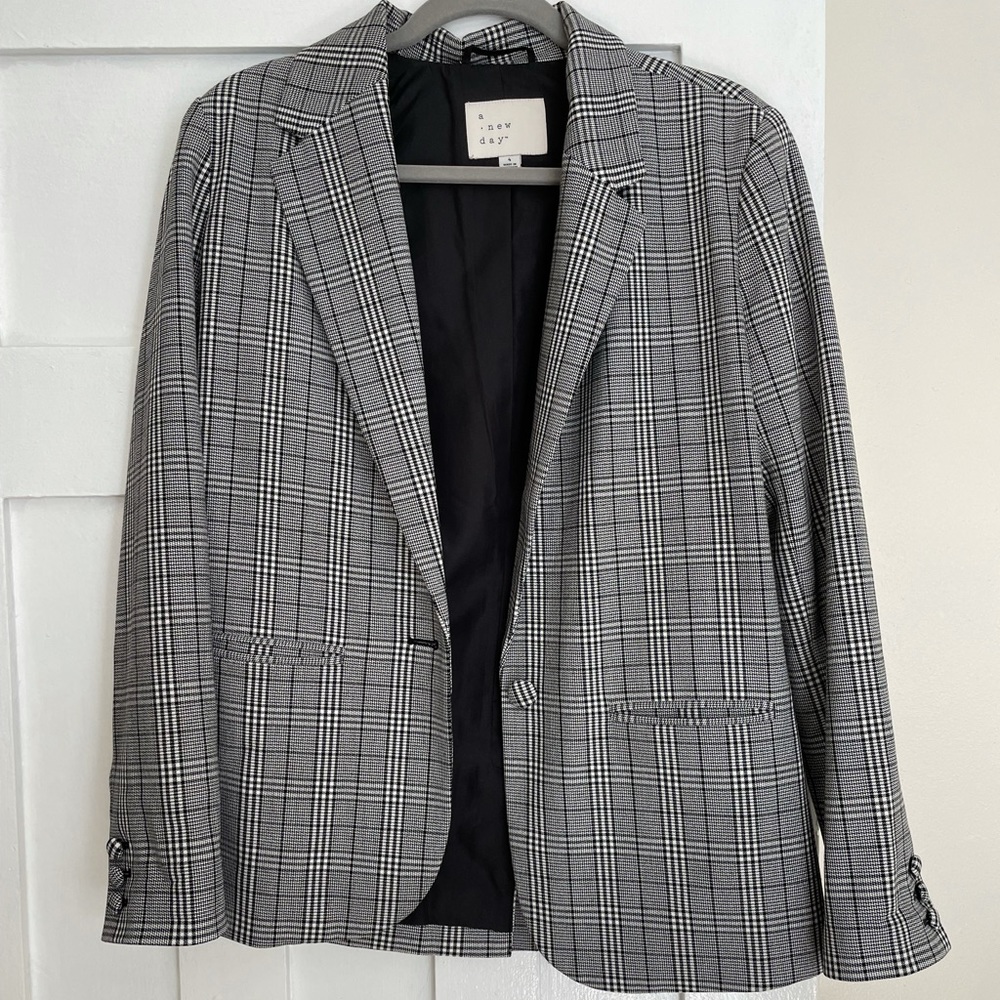 A New Day plaid blazer - size 4/small